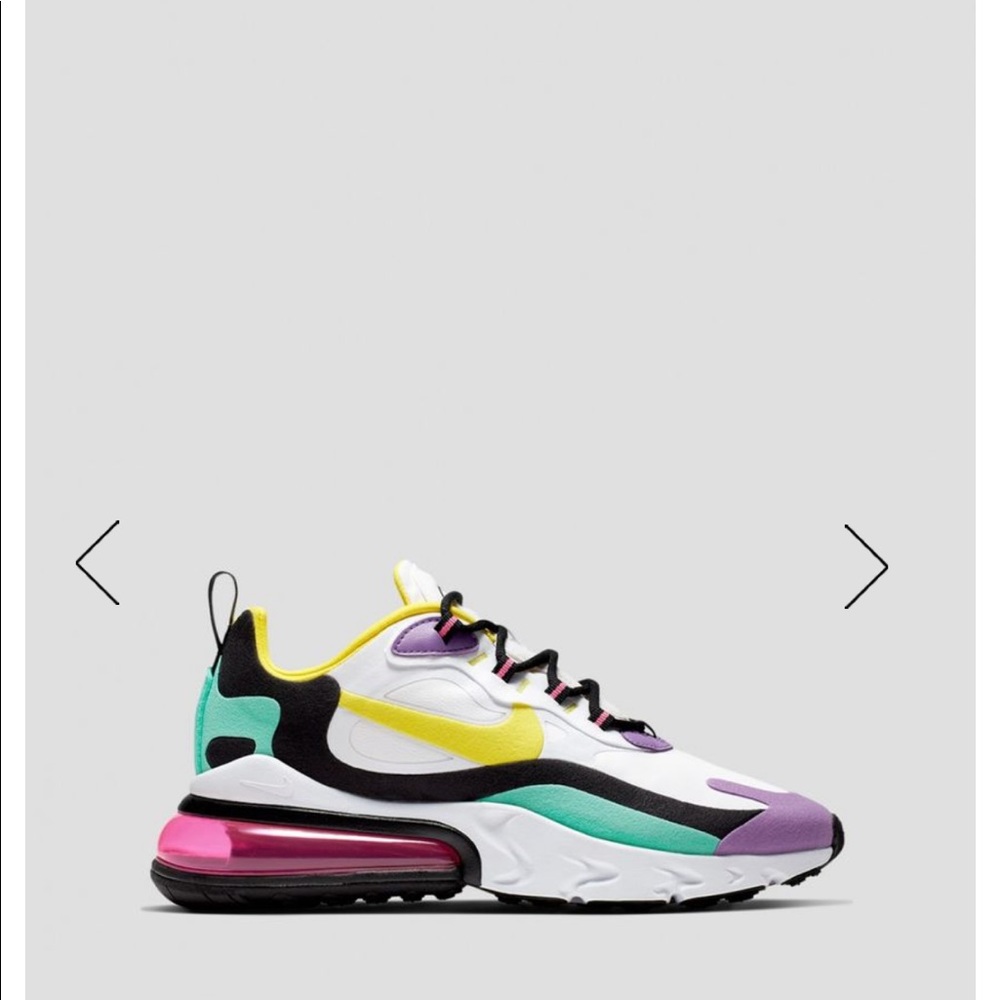 Nike Women's Sneakers - White, Yellow, Pink, Purple, Black